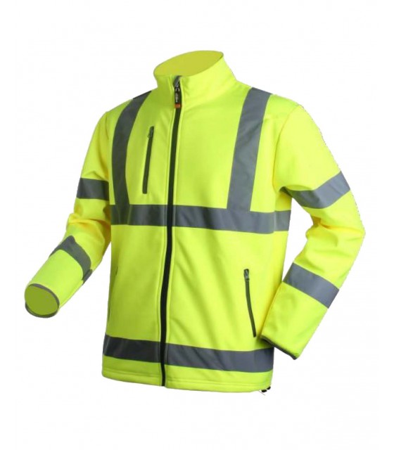 Engineering / Construction work uniforms. Jacket and safety jacket