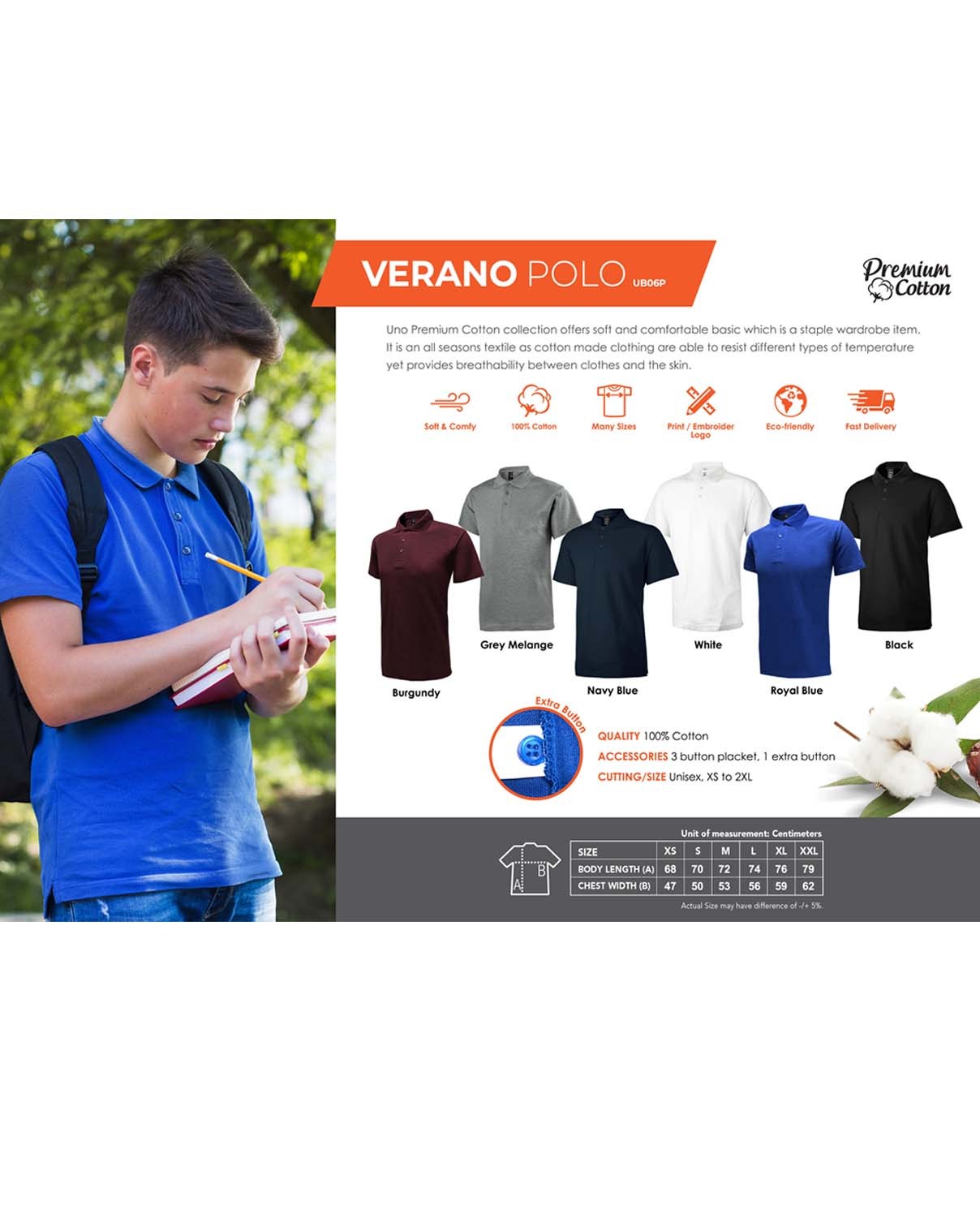 14. Ready Made Dri Fit Polo