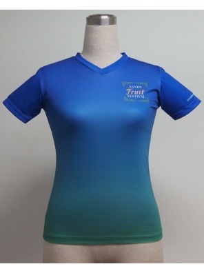 08. Female Cutting V-Neck Tees