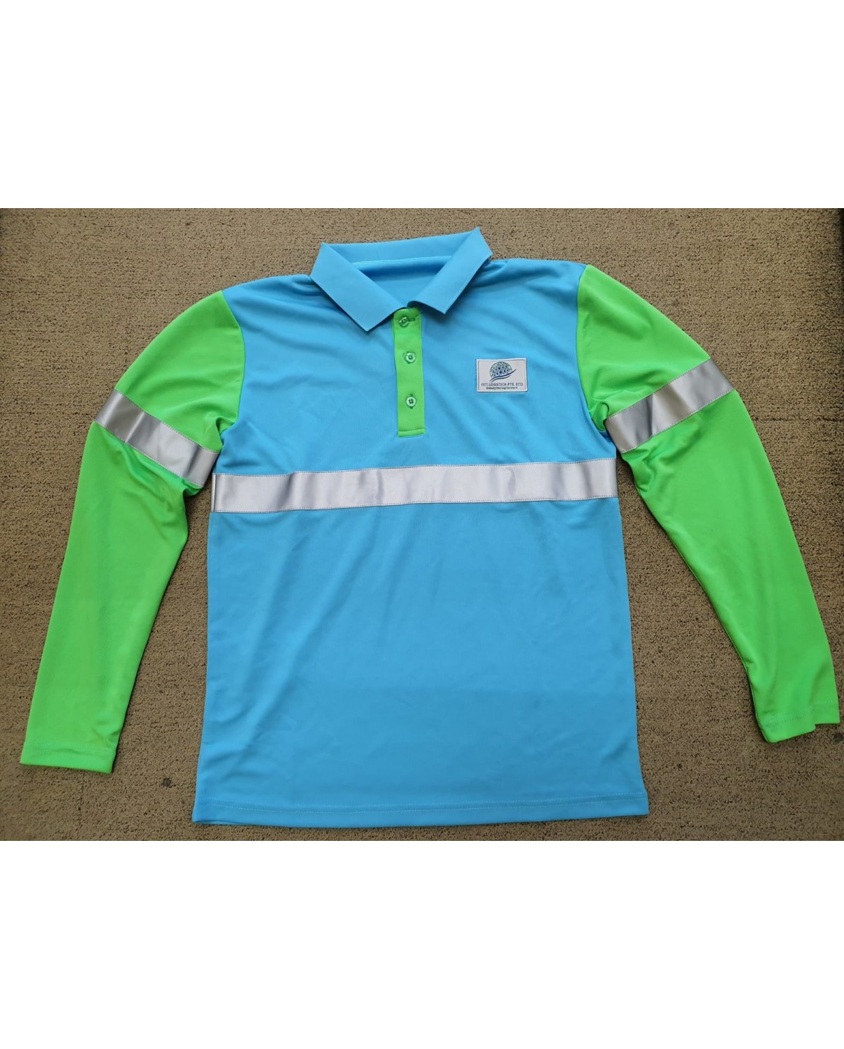 02. Polo Shirts with Reflective Tapes